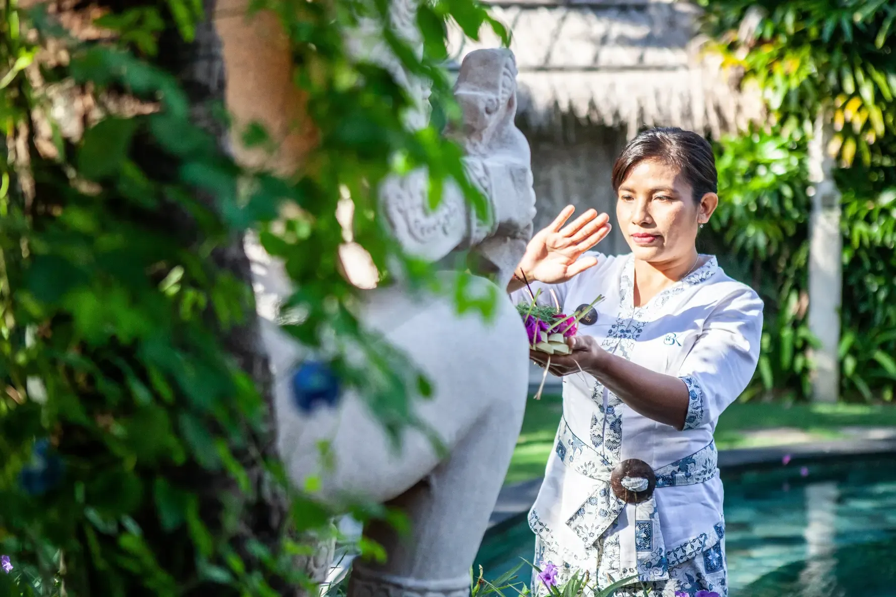 Balinese Offerings - Blue Karma Hotel Seminyak 11.webp